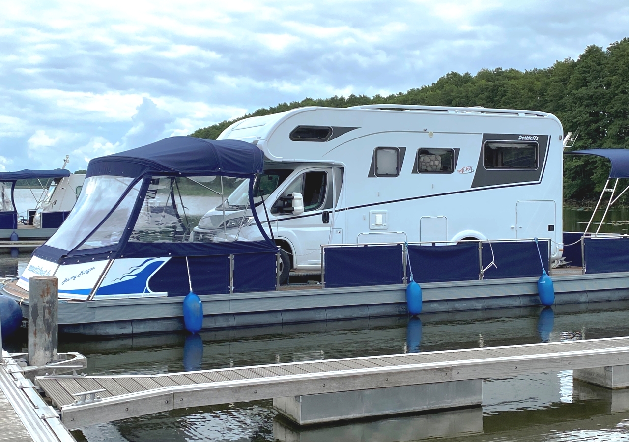 Dethleffs Wohnmobil Grand Alpa auf der Müritz