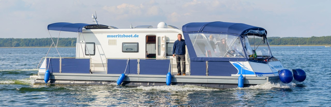 Kontakt zum führerscheinfreien Wassercamper Hausboot